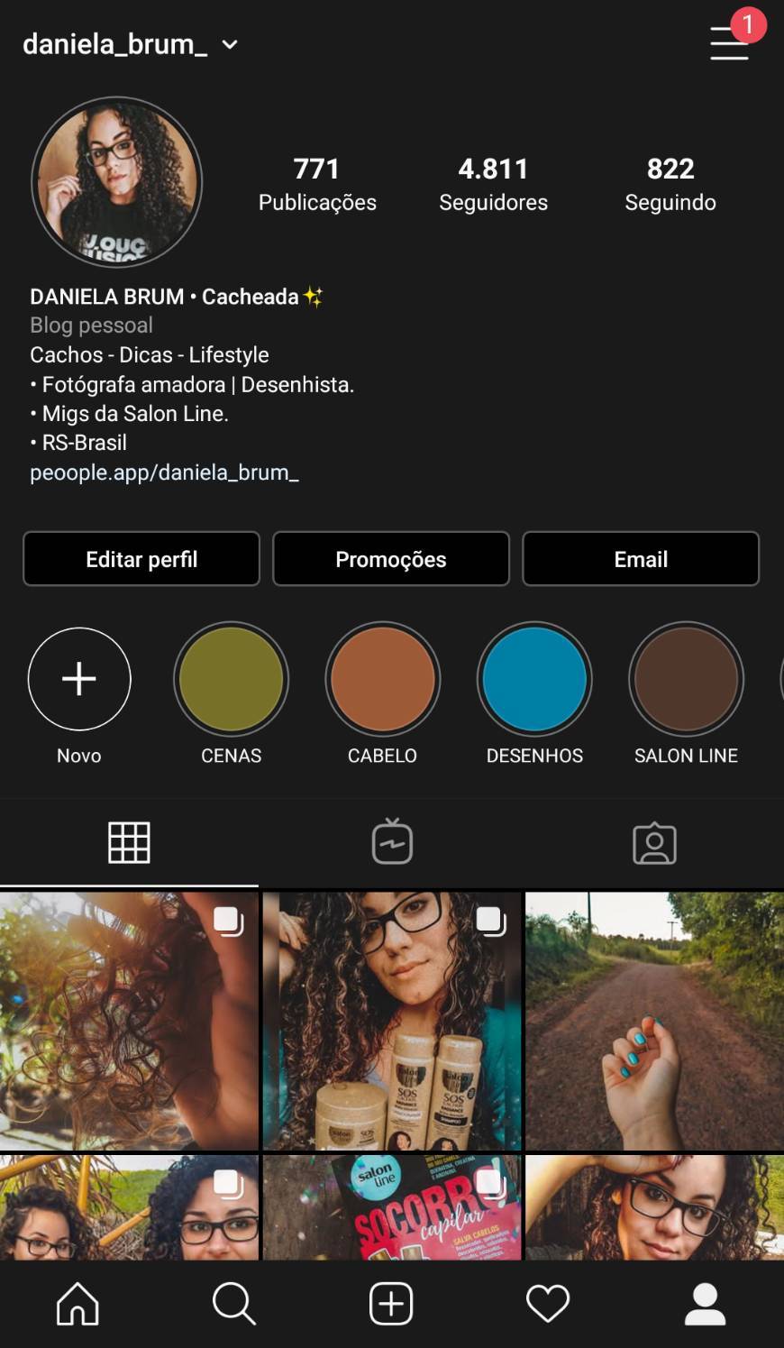 Fashion Meu perfil no Instagram 