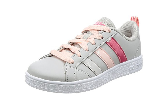 Social adidas Vs Advantage K, Zapatillas de Deporte Unisex niños, Gris