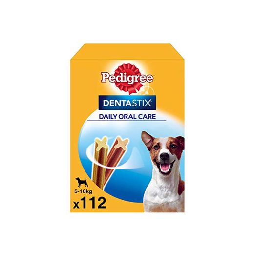 Pedigree Pack de 112 Dentastix de uso diario para la limpieza dental de perros pequeños