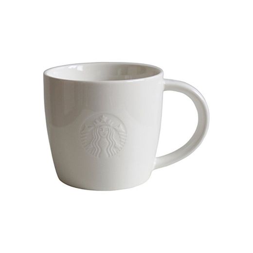 Taza de café blanca con Starbucks Collectors de 355 ml