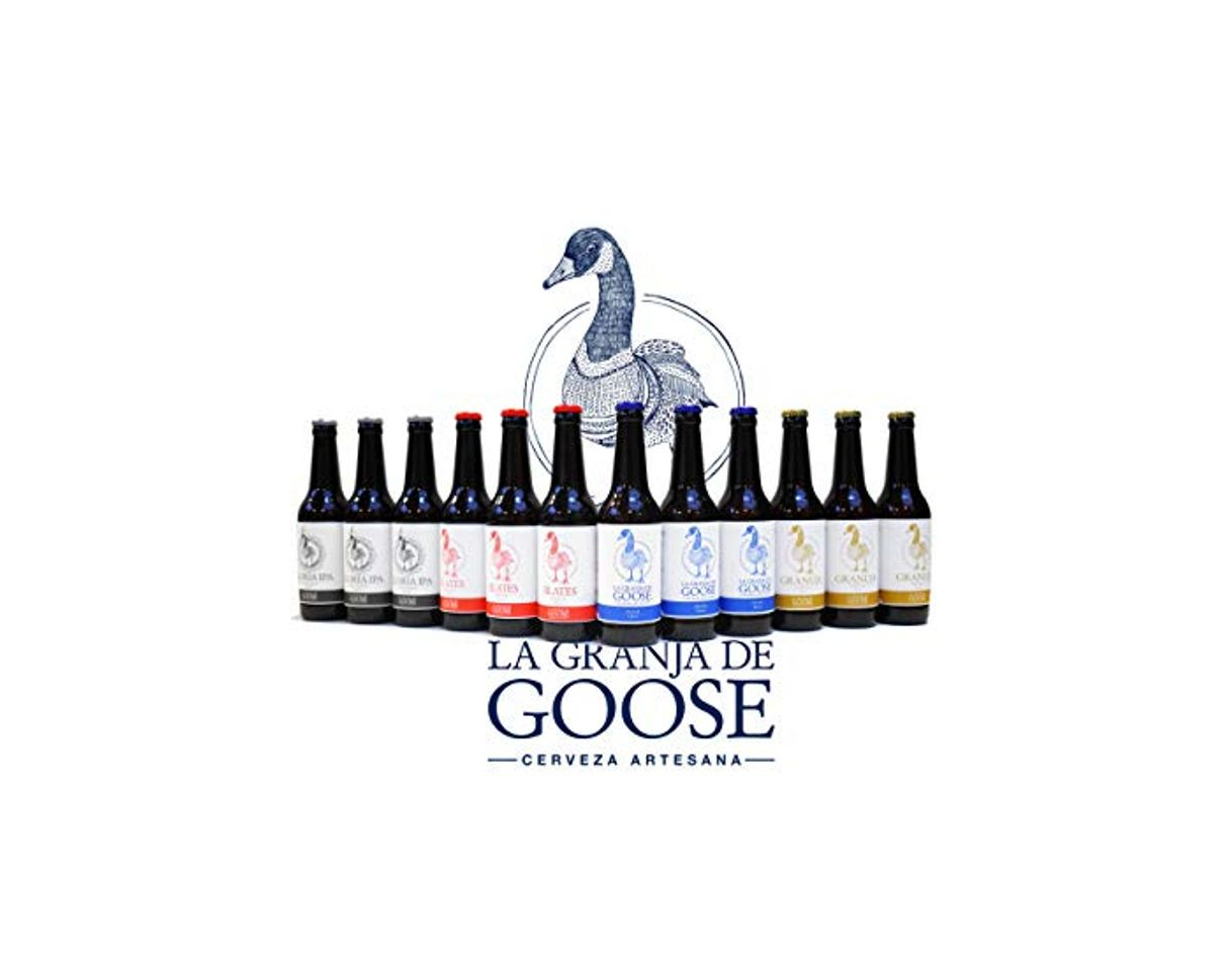 Social Cervezas La Granja de Goose. Caja de 12 botellas 33cc. En 4