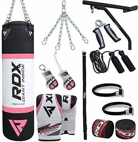 RDX Mujer Saco de Boxeo Relleno MMA Muay Thai Kick Boxing Artes