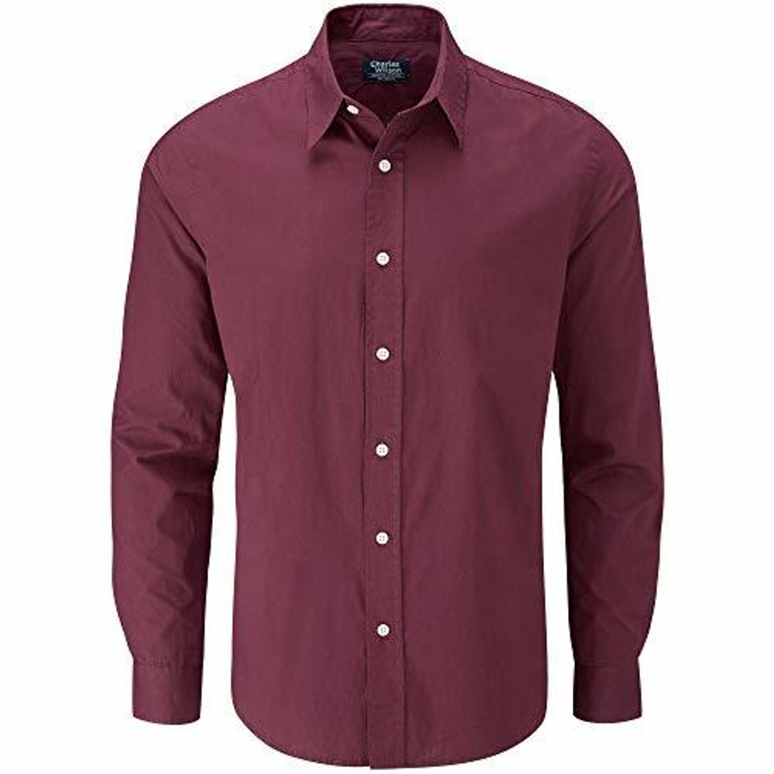 Fashion Charles Wilson Camisa Manga Larga Popelina Lisa para Hombre