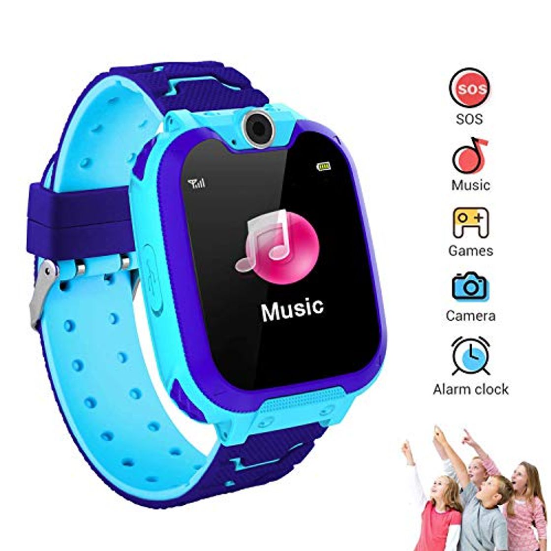 Winnes Reloj Inteligente para Niños, Niña La Musica y 7 Juegos Smart