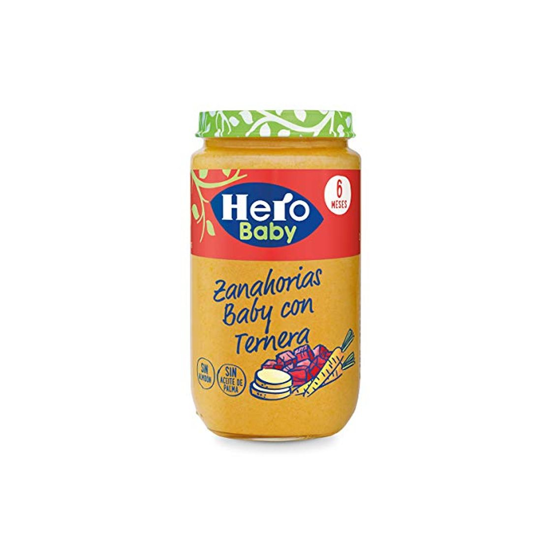 Producto Hero Baby - Zanahorias Baby Delicias De Ternera 235 gr - Pack