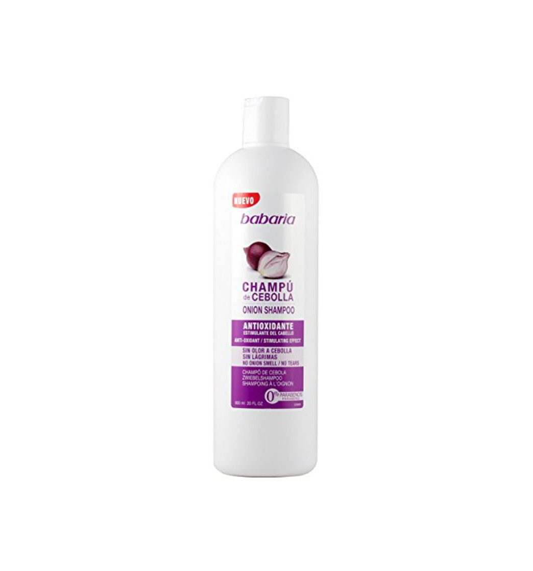 Social Babaria Cebolla Antioxidante - Champú, 600 ml