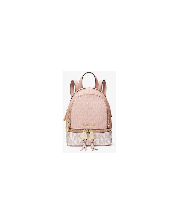 Social Rhea Mini Color-Block Logo Backpack