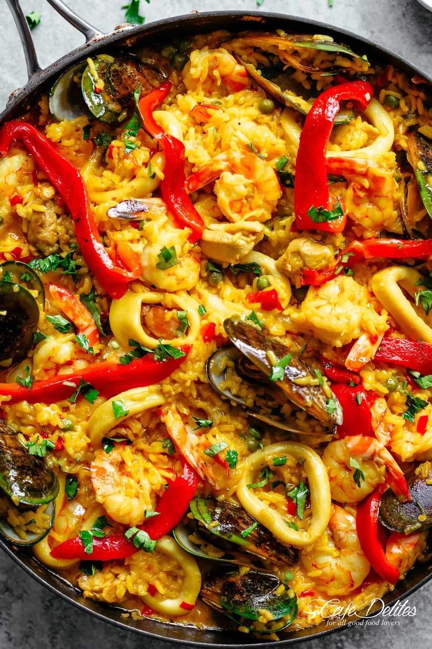 Fashion Traditional Spanish Paella Recipe | MyRecipes