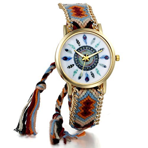 Place JewelryWe Boho Reloj De Pulsera Étnica De Mujeres