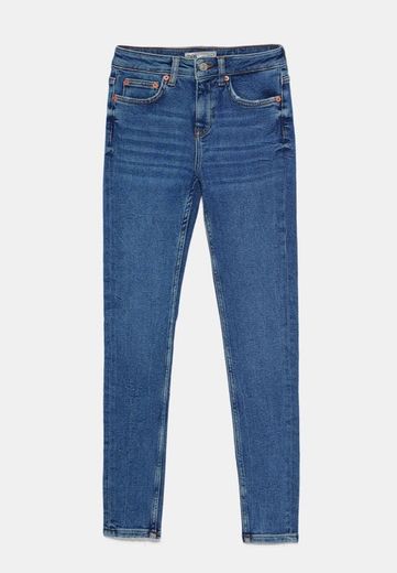 Jeans ZW premium 80S skinny Bering blue 