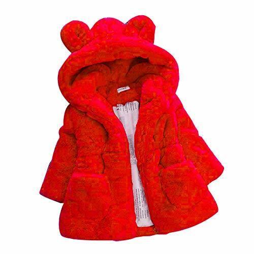 Social Ropa Niña Otoño e Invierno Abrigos Cremallera Espesar Peluche Chaqueta con Capucha