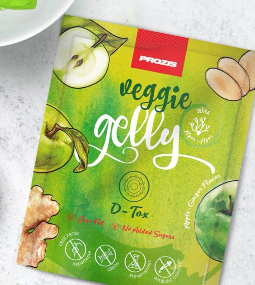 Producto Veggie Gelly D-Tox maçã e gengibre