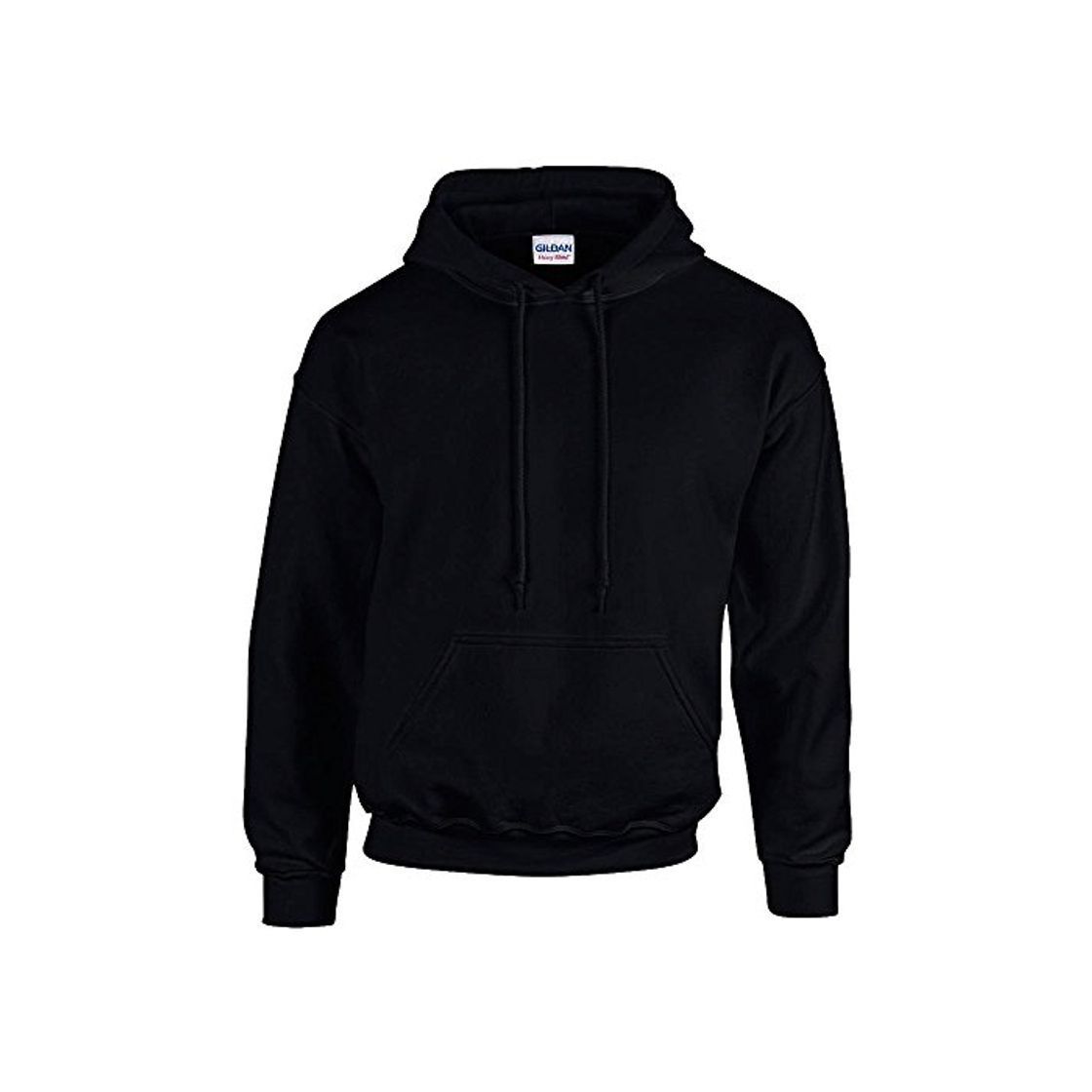 Social Gildan Heavy Blend Sudadera con capucha de 18500 negro XX
