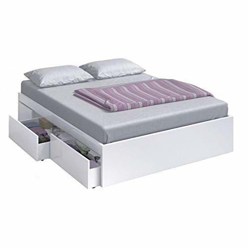 Social Habitdesign 006088BO - Cama con 4 cajones para somier 150 x 190