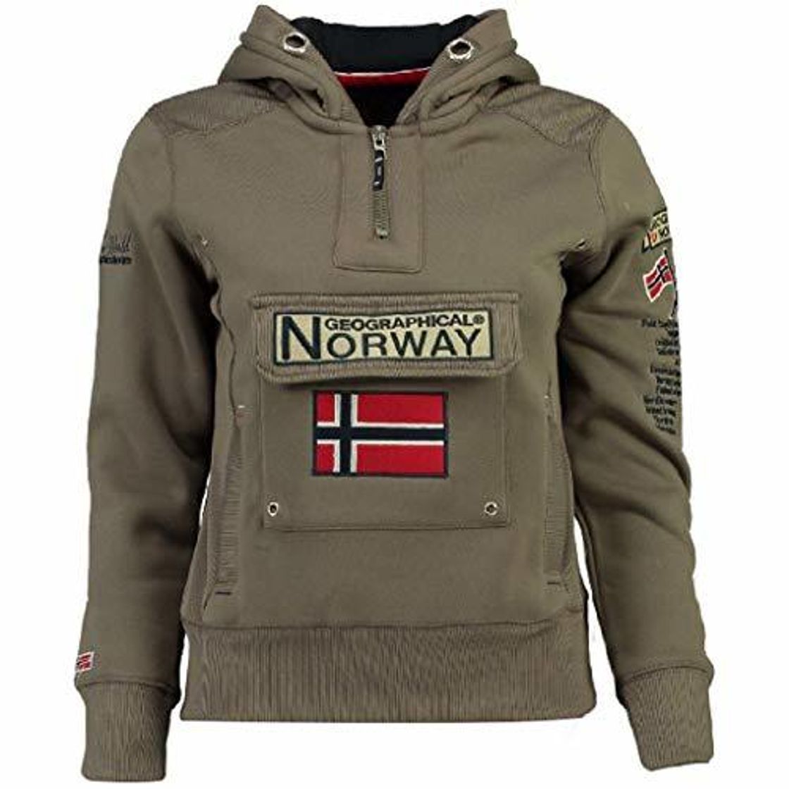 Moda Geographical Norway Sudadera NIÑA GYMCLASS Taupe 14