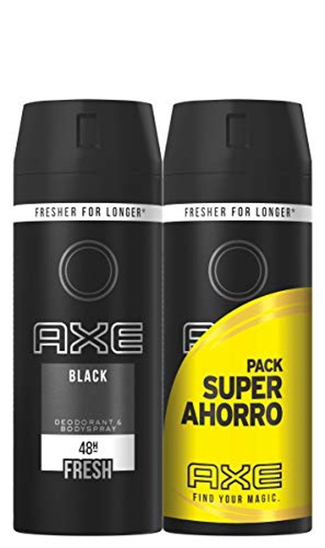 Social Axe Desodorante Black Pack Duplo Ahorro