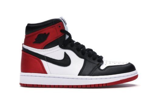 Fashion Jordan 1 Retro High Satin Black toe 