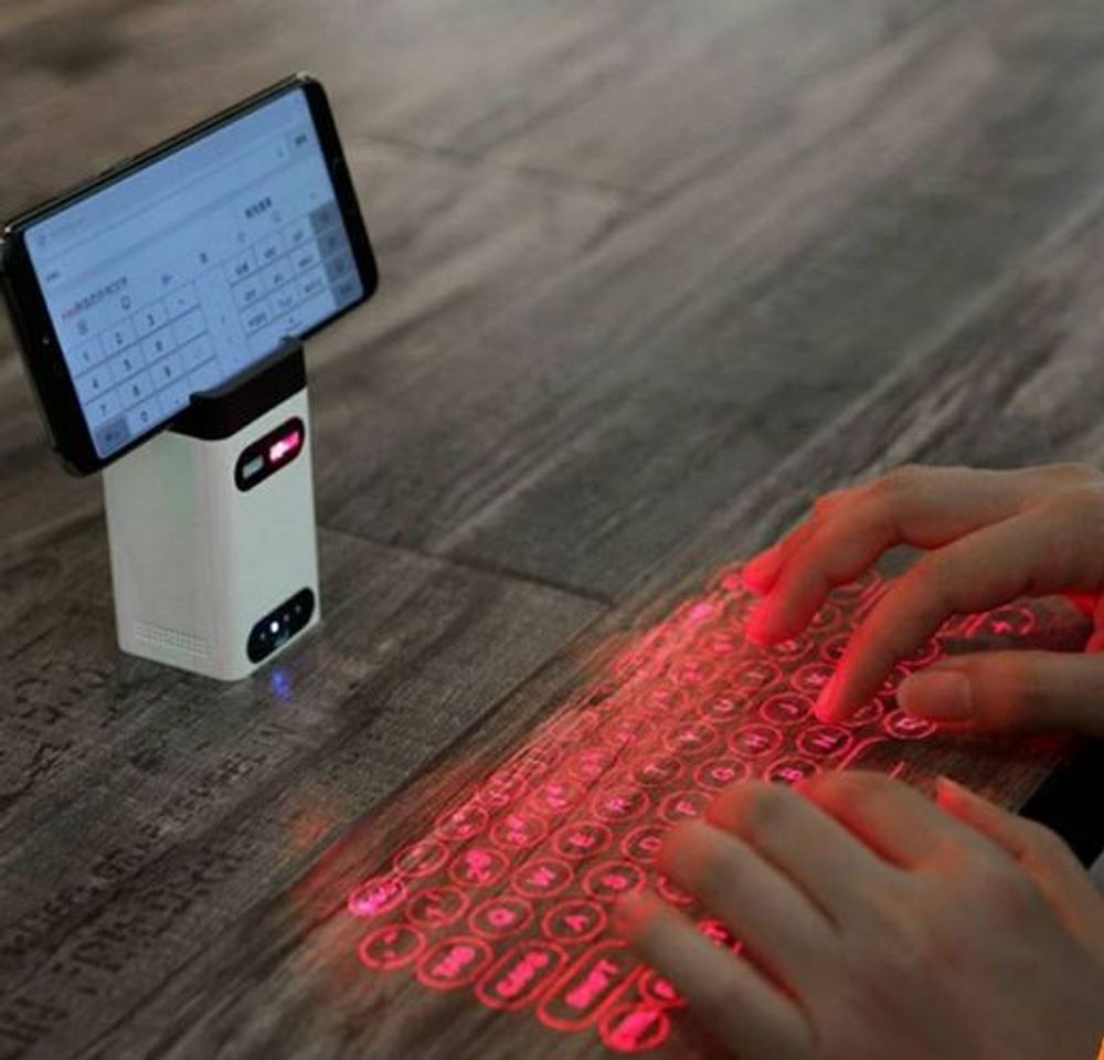 Productos Wireless Laser Projection Bluetooth Virtual Mini Keyboard wi