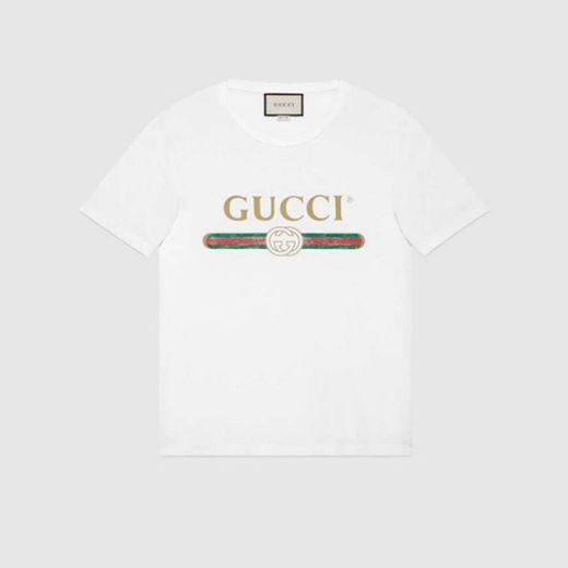 Gucci Oversize Washed T-Shirt White