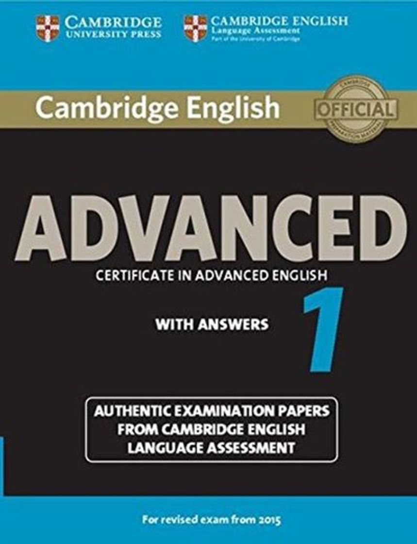 Book Cambridge English Advanced. For updated exams. Student's book with answers. For revised