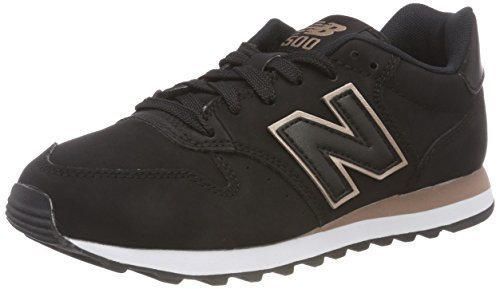 Social New Balance Gw500v1, Zapatillas de Deporte para Mujer, Negro