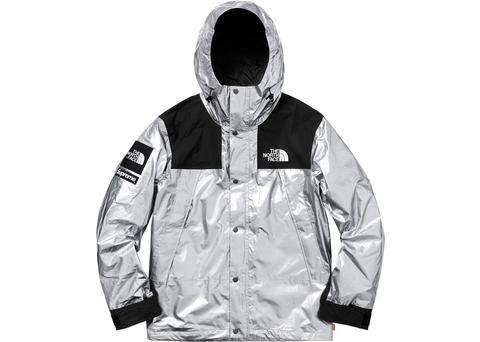 Moda Supreme The North Face Metallic Mountain Parka Silver

