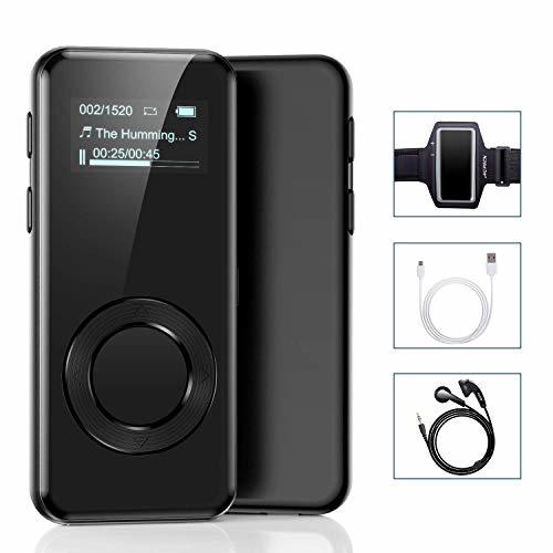 Place AGPTEK M29 Metalico Reproductor de MP3 8GB con FM Radio Auriculares y