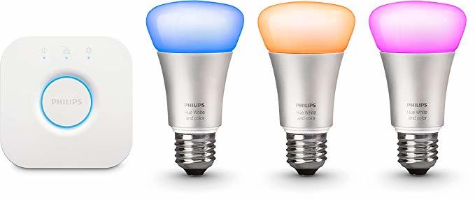 Social Philips Hue White and Color Ambiance Kit de Inicio 2 Bombillas Y