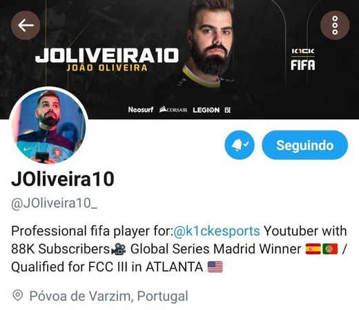JOliveira10's Channel - Twitch