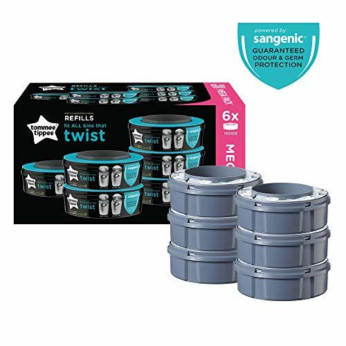 Producto Tommee Tippee Sangenic Recambios Sistema avanzado para desechar pañales Twist & Click,