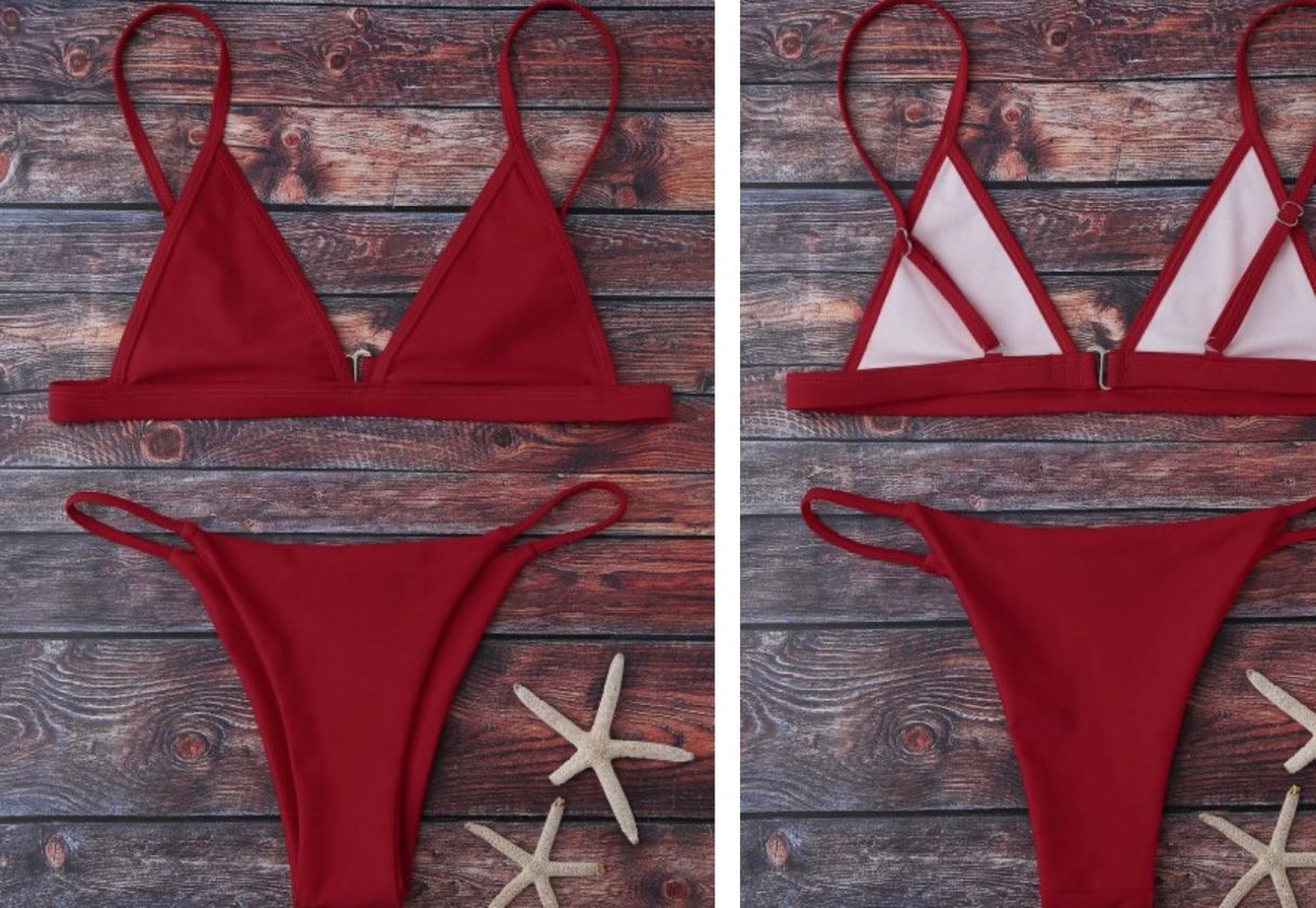 Moda Bikini rojo ❤️