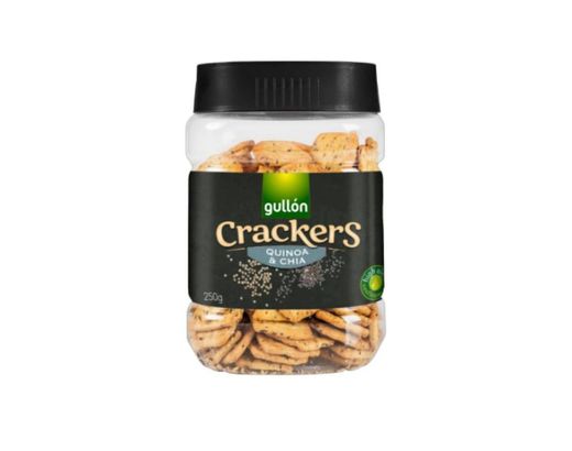 Crackers con quinoa y chía Gullón 250 g.