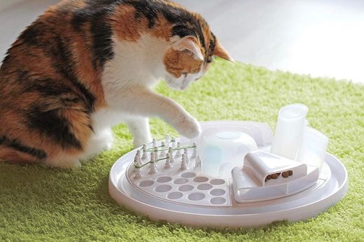 Deluxe Cat Activity Center-7 elementos juguete gato