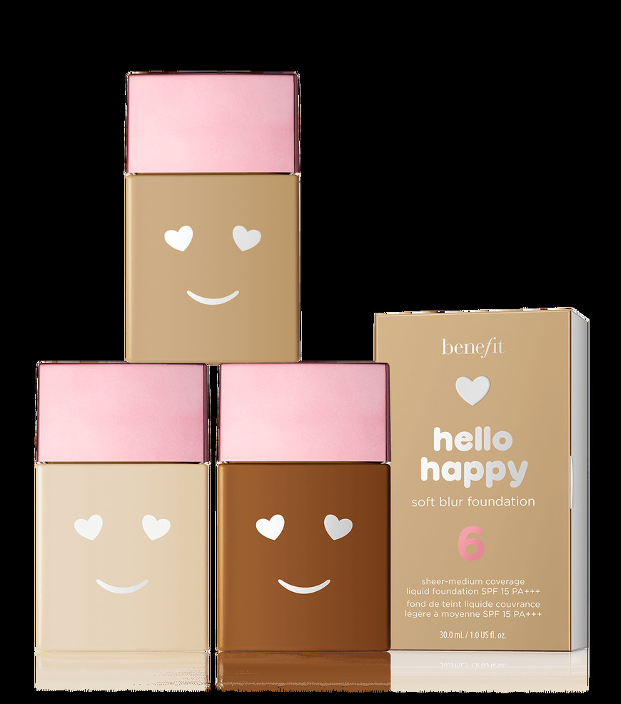 Belleza BENEFIT HELLO HAPPY FOUNDATION 06 MEDIUM WARM 30 ML