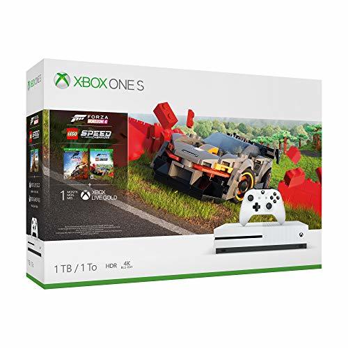 Electronic Microsoft - Consola 1 TB, Mando Inalámbrico, Forza Horizon 4, LEGO Speed