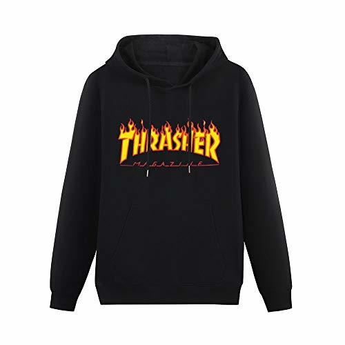 Fashion Medress Sudadera con Capucha de Manga Larga para Mujer Thrasher Jersey con