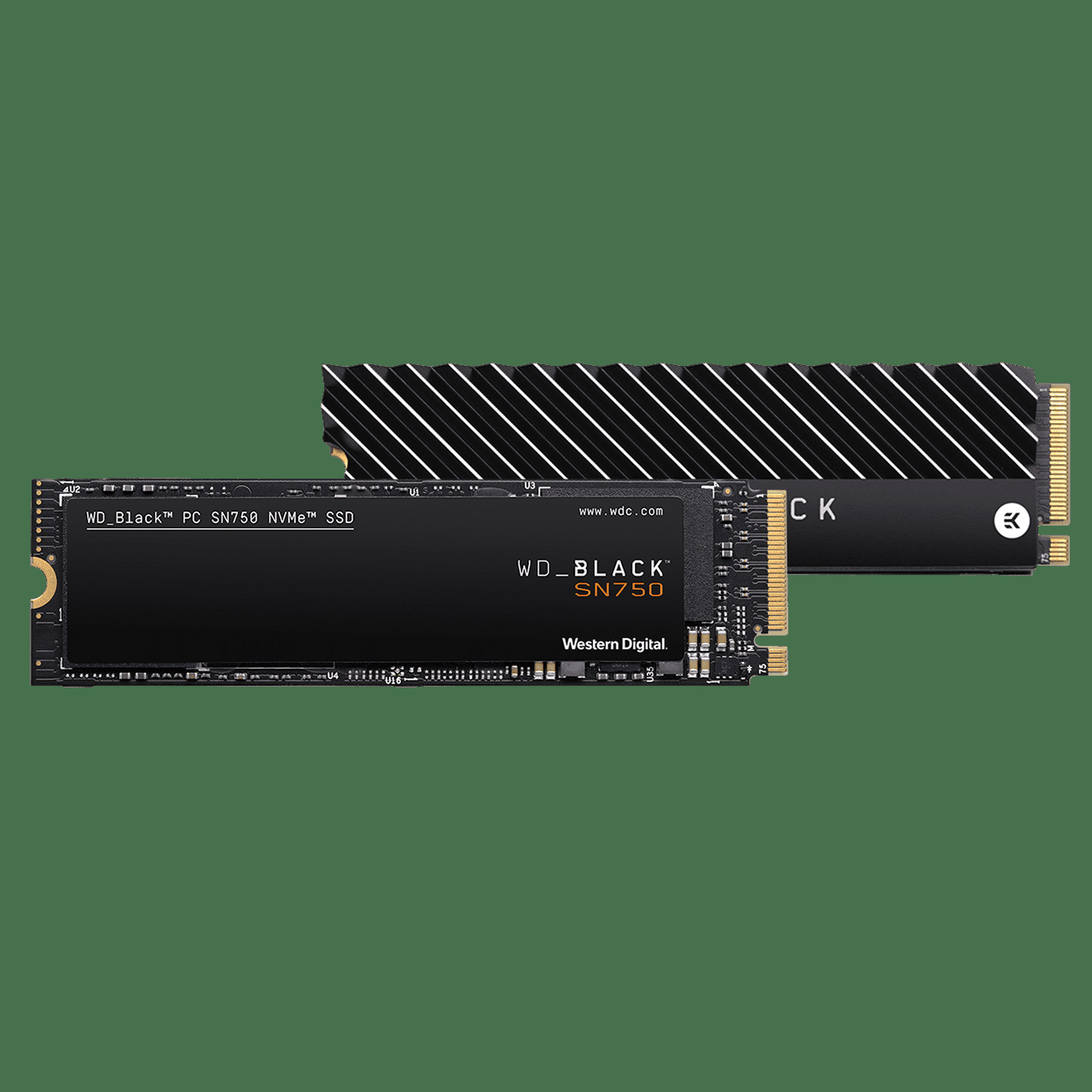 Products SSD M.2 2280 Western Digital Black SN750 1TB 3D NAND NVMe

