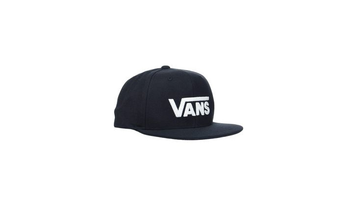 Social Vans Drop V II Snapback Gorra de béisbol, Negro