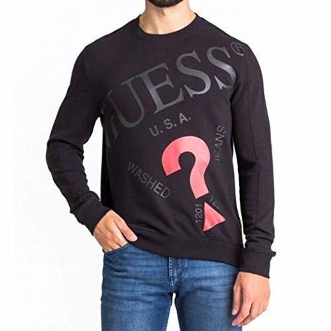 Producto Guess M93Q33 K8S40 Sudadera Hombre Black S