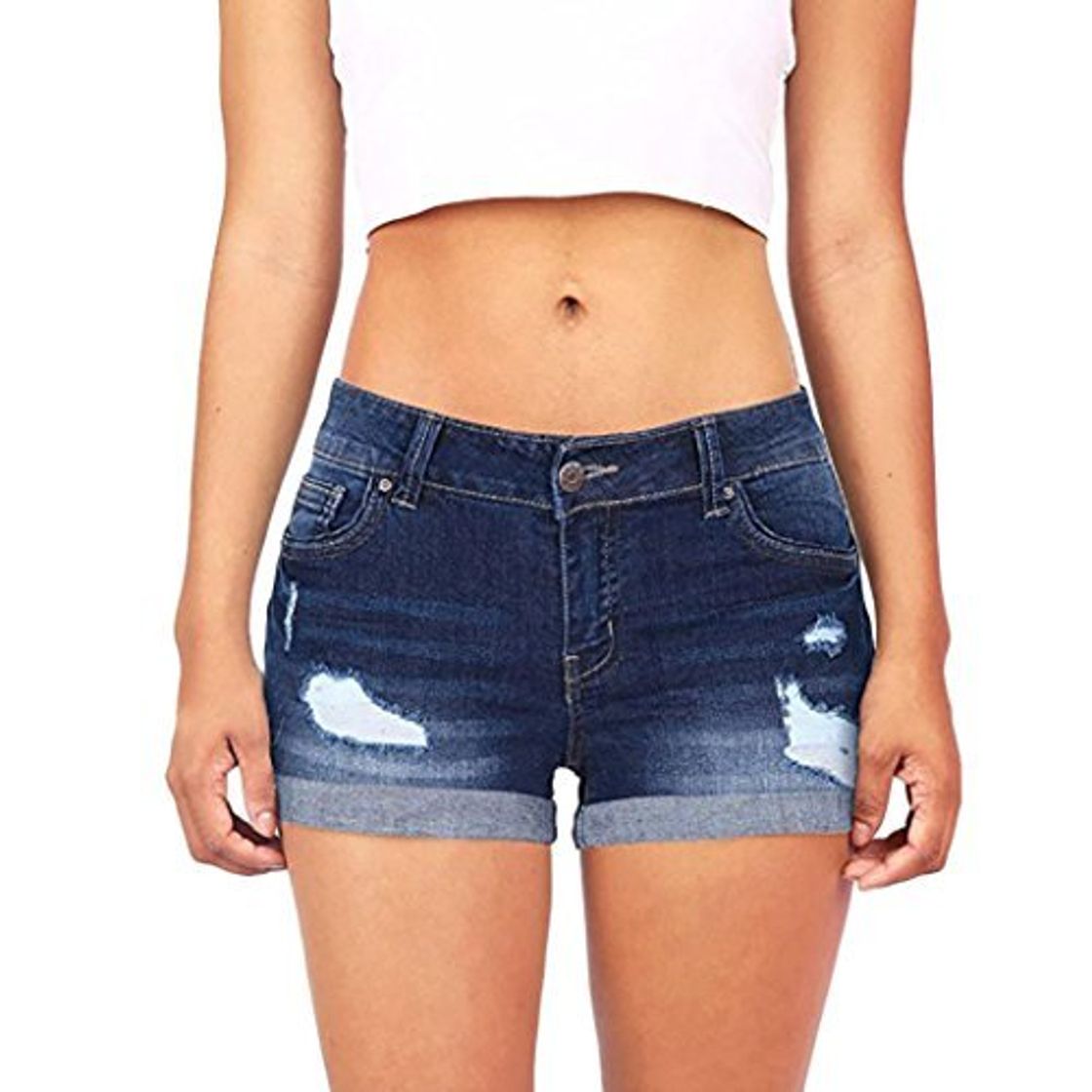 Social Familizo Denim Pantalones Cortos Mujer Básicos Gimnasio Pantalones Cortos Mujer Verano Vaqueros