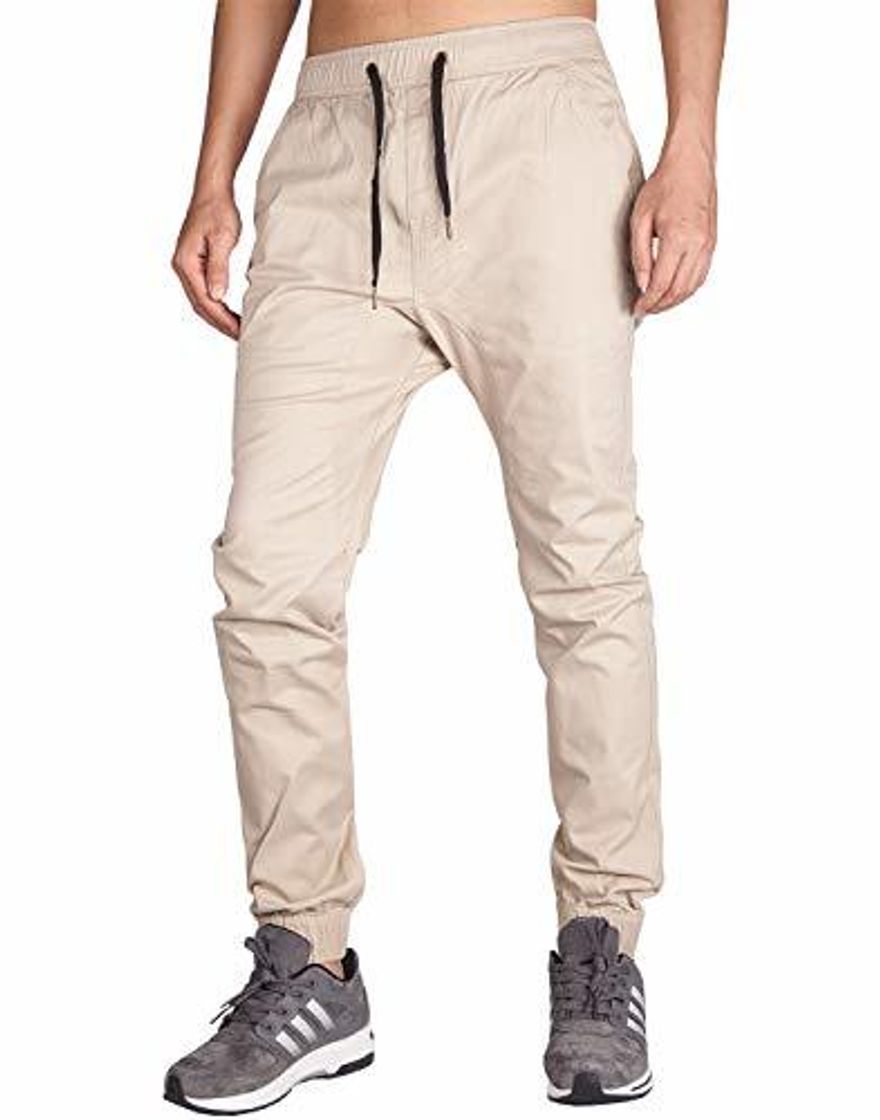 Social ITALY MORN Pantalón para Hombre Casual Chino Jogging Algodón 20 Colores
