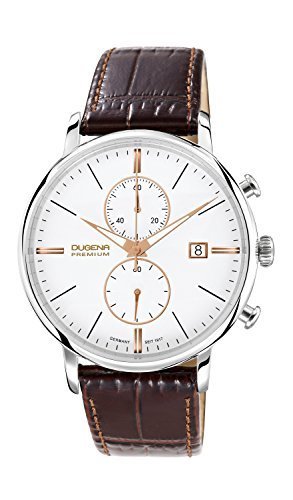 Place Dugena Premium Festa 7000169 - Reloj cronógrafo de Cuarzo para Hombre, Correa