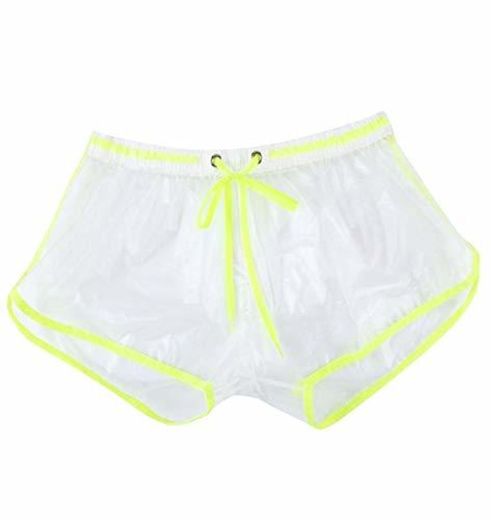 GreatFun Underwear Men Sexy Ropa Interior Transpirable Antibacterial Shorts Calzoncillos Bolsa Transparente