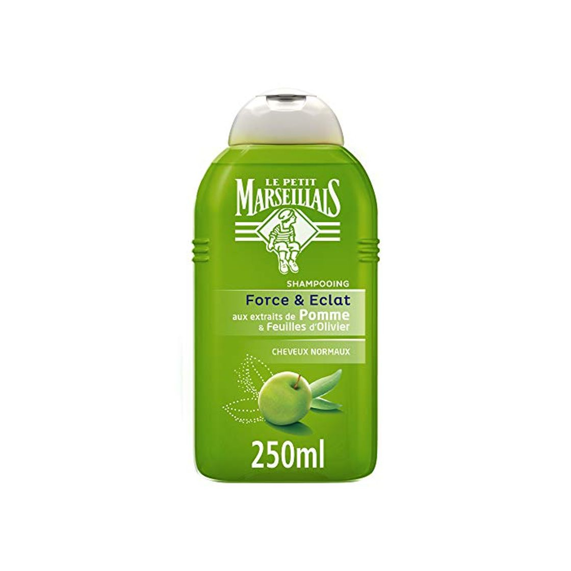 Producto Le Petit Marseillais – Champú cabello normal manzana olivo – Bote 250 Ml – Juego de 3