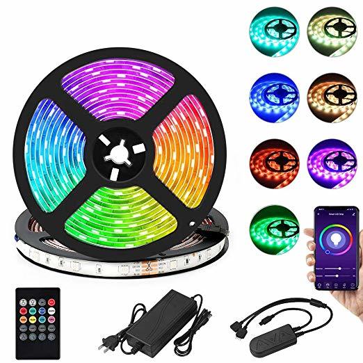 Product 10M Bluetooth Tiras LED Musical 5050 RGB