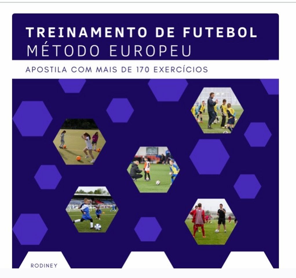 Moda TREINAMENTO DE FUTEBOL MÉTODO EUROPEU