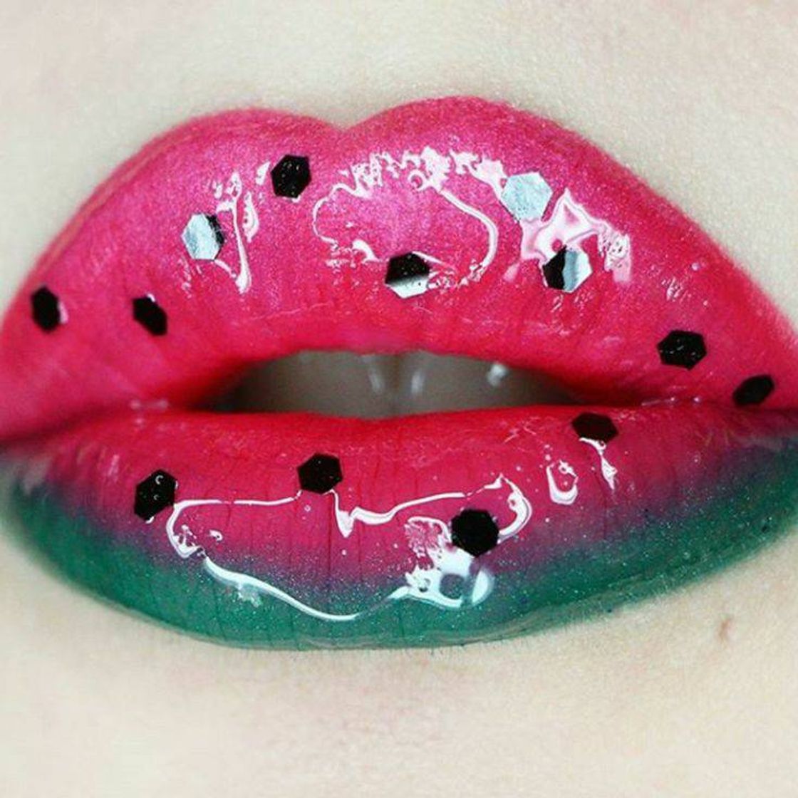 Fashion Lip art watermelon 🍉