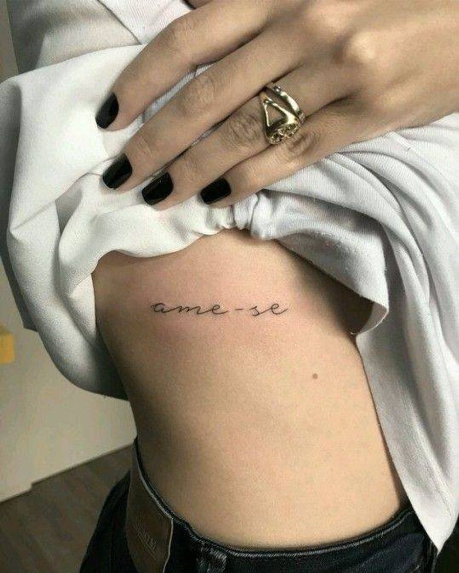 Moda Tatuagem amor próprio