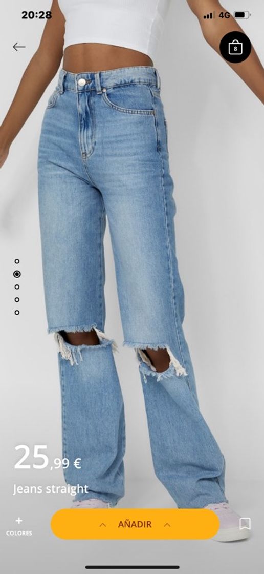 Fashion Straight jeans - Women's fashion