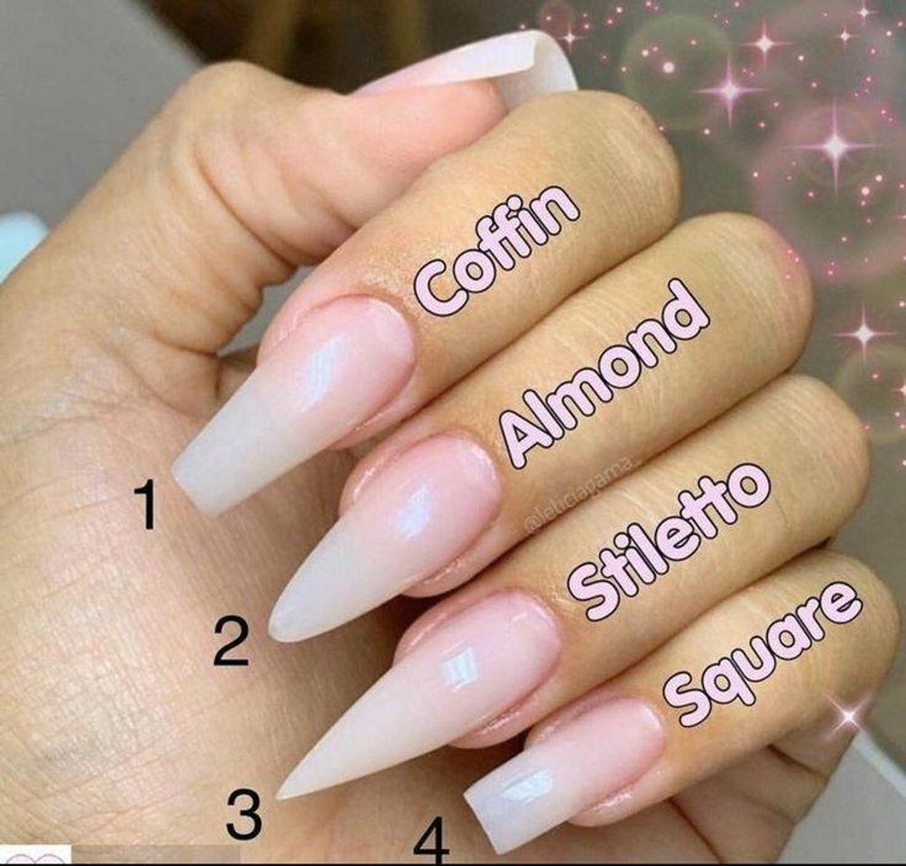 Moda Tipos de unhas